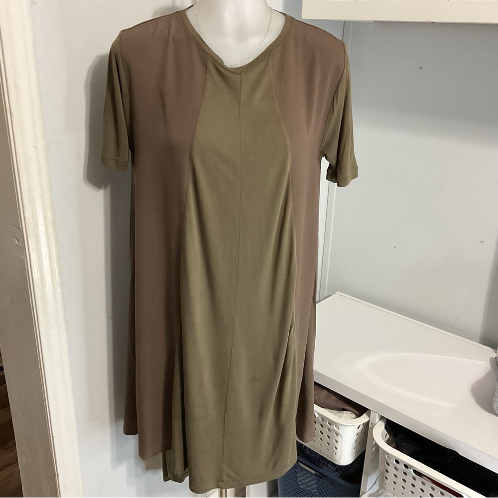 ASOS Brown T shirt Dress Size 6